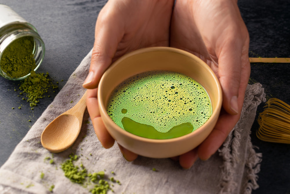 Matcha green tea for detoxification