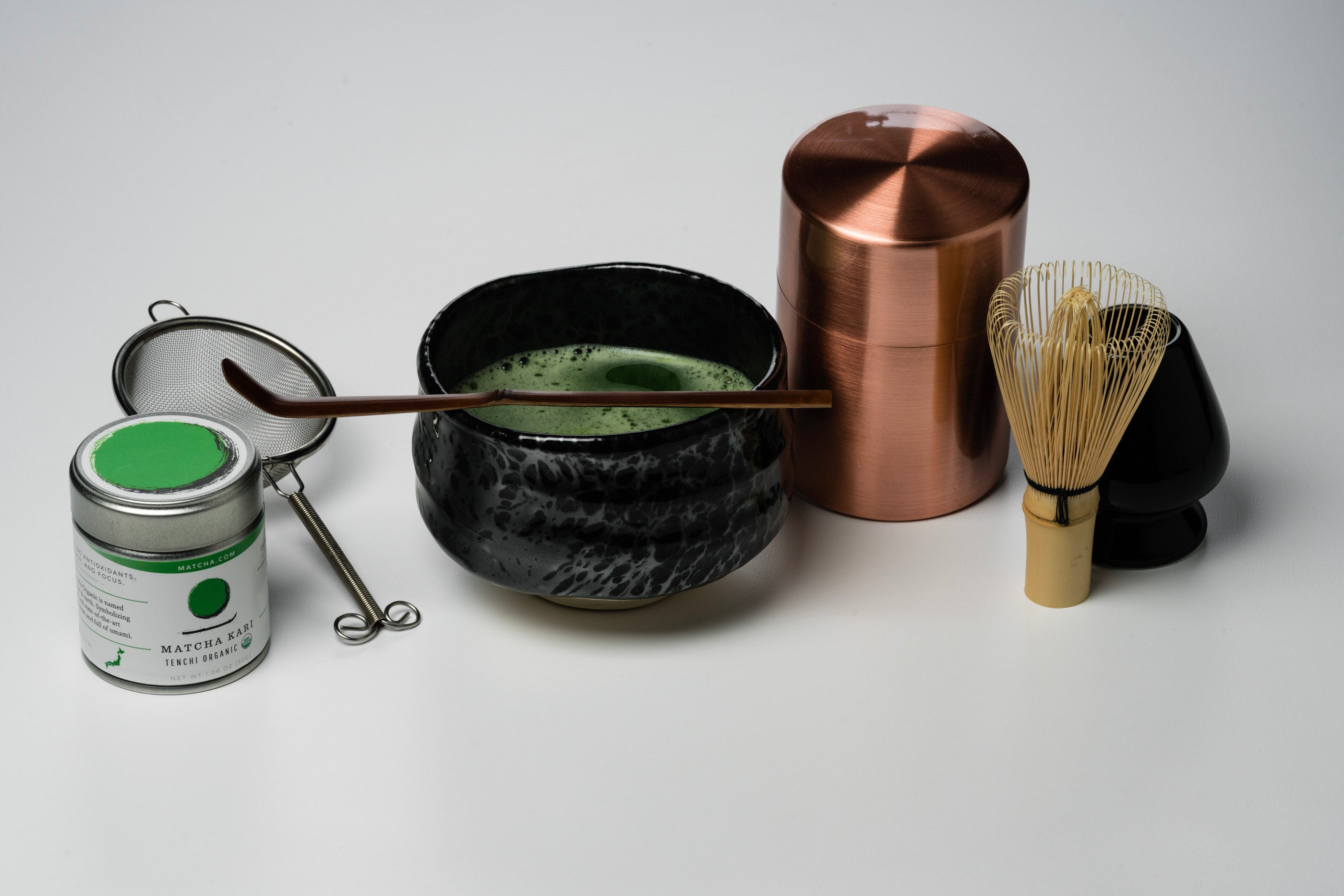 Highestend Organic Matcha Kit, Premium Matcha Utensils, Made in Japan