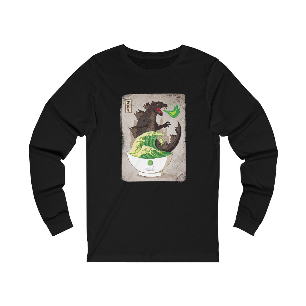 Matcha Zilla Long Sleeve Crew Tee
