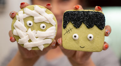 Halloween Matcha Cookie Recipe | Matcha Monster Cookies