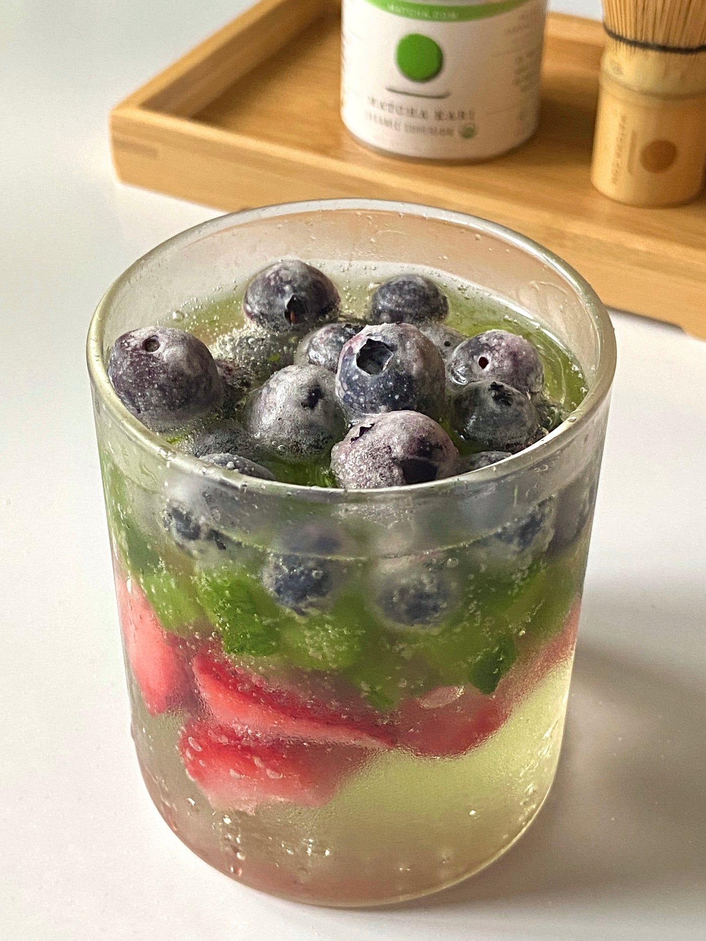 Berry Matcha Cooler Recipe to Celebrate the 4th of July