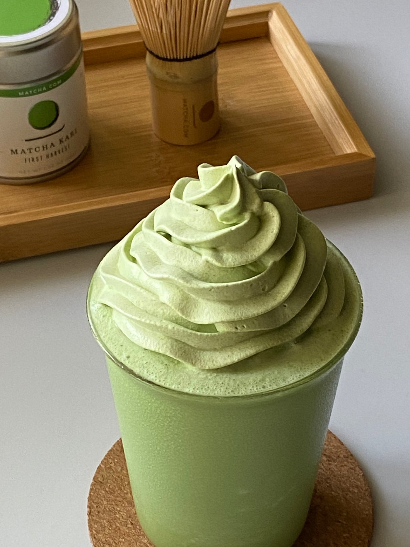 Here's how to make this simple yet delightful matcha frappuccino recipe at home:
