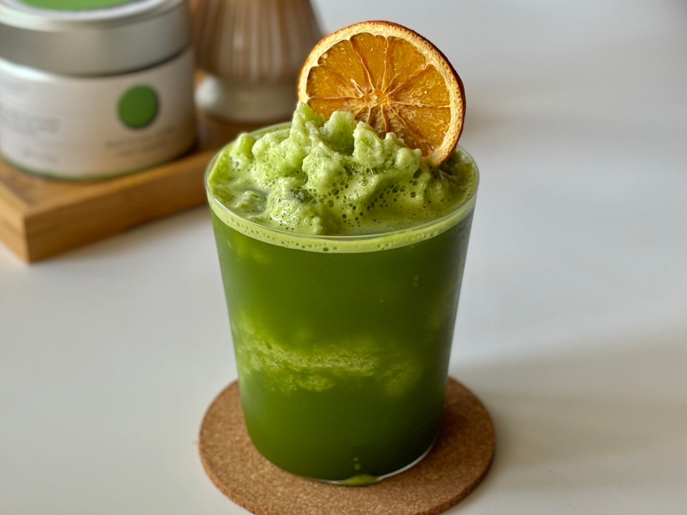 Orange Matcha Slush Recipe