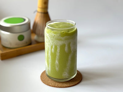 Peaches & Matcha Mango Cream Smoothie