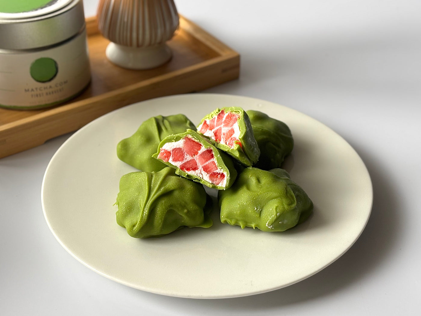 Matcha Chocolate Yogurt Clusters