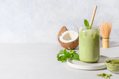 Matcha Coconut Water | Homemade Electrolyte Drink