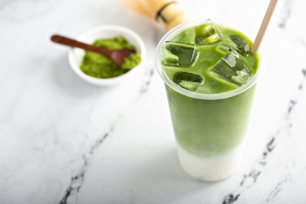 On average, matcha contains about 50-75mg of caffeine in a cup compared to 100-140mg in coffee. 