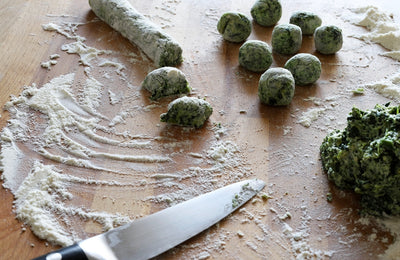 A Simple & Savory Matcha Green Tea Gnocchi Recipe | Homemade Green Tea Potato Dumplings