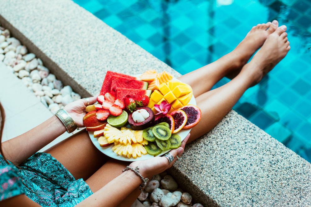 Discover more about the connection between your nutrition and sun protection for skin health.  Foods for UV protection. Protect yourself against sun damage with food choices