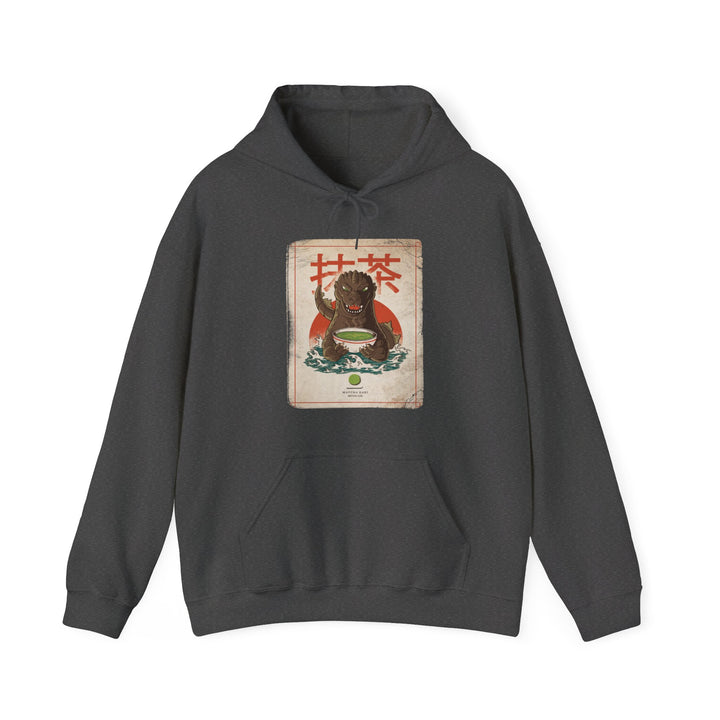 Matchazilla 2 Hoodie | Matcha Monster Graphic Pullover Hoodie