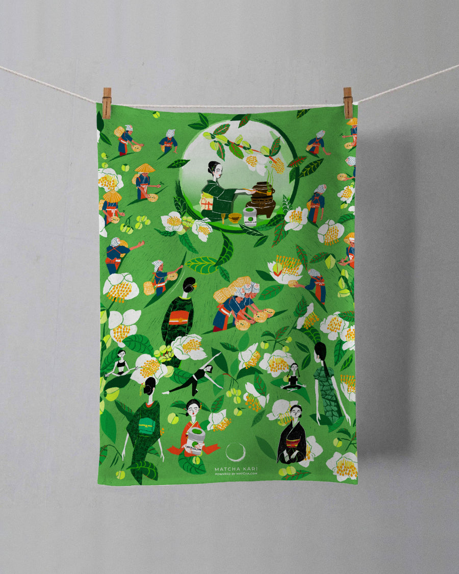 Yuki x Matcha.com Women Who Matcha Tea Towel