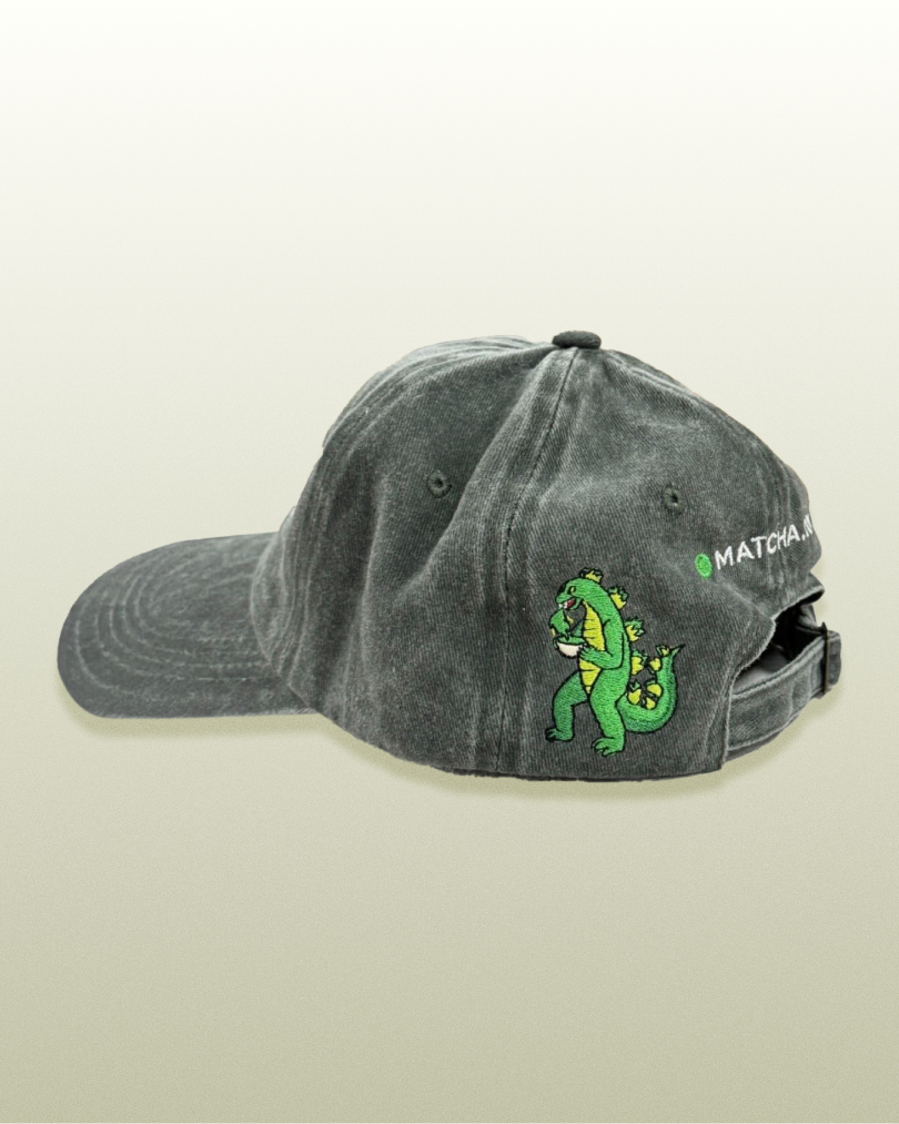 machaページ Matcha Baseball Hat | Classic Matcha Embroidered Cap