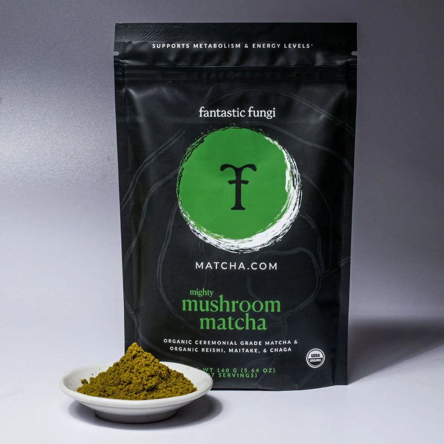 Mushroom Matcha Latte | Organic Matcha & Functional Mushrooms