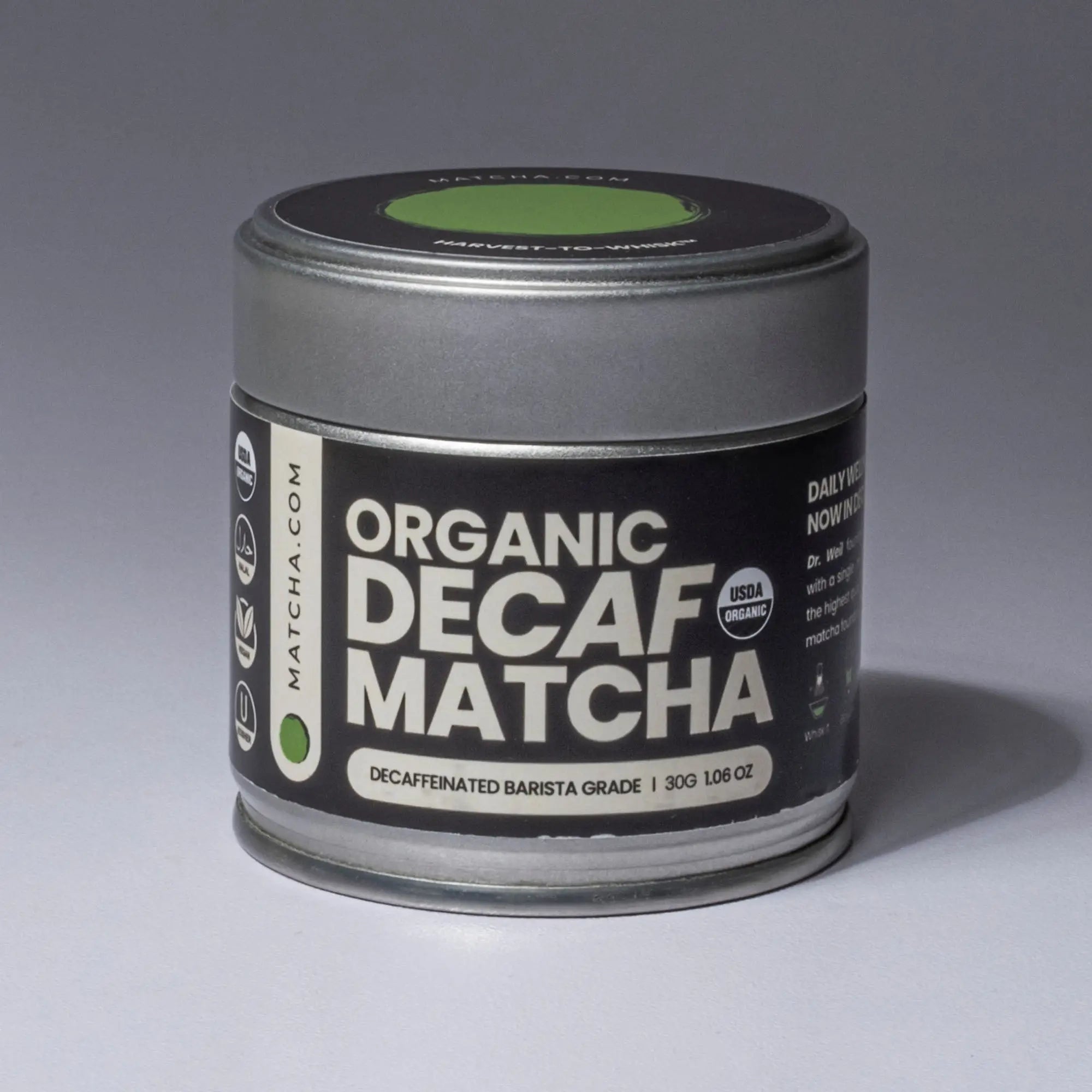 Organic Decaf Matcha | Low-Caffeine Ceremonial Matcha for Lattes