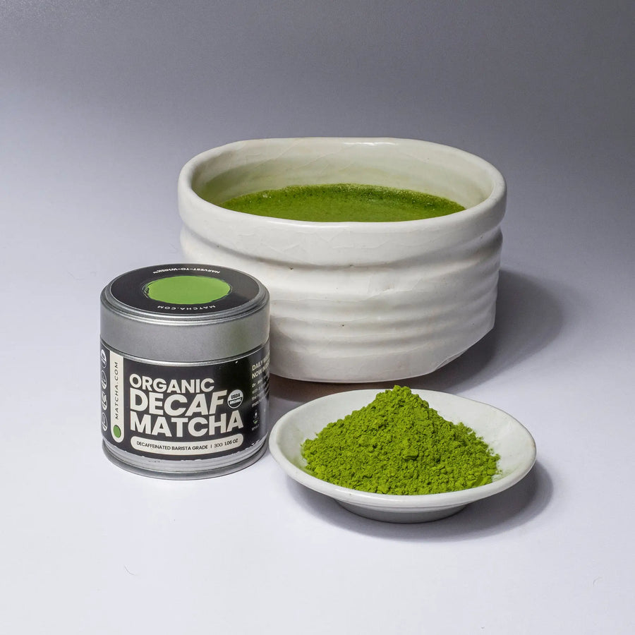 Organic Decaf Matcha | Low-Caffeine Ceremonial Matcha for Lattes