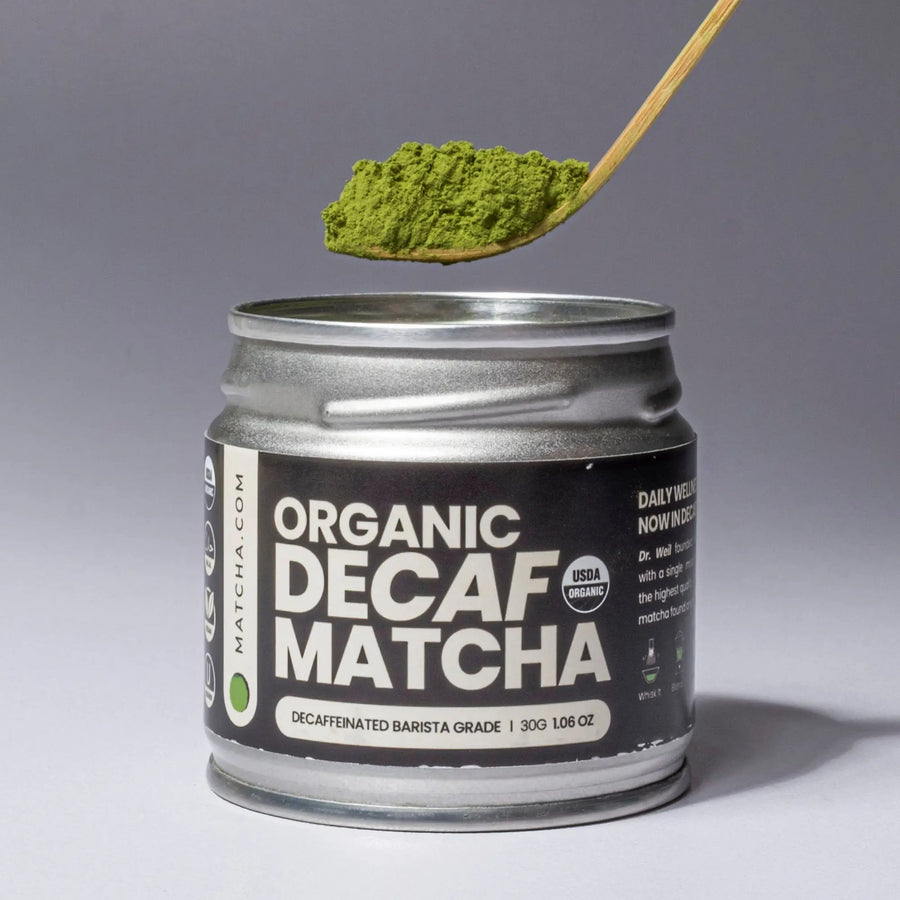 Organic Decaf Matcha | Low-Caffeine Ceremonial Matcha for Lattes