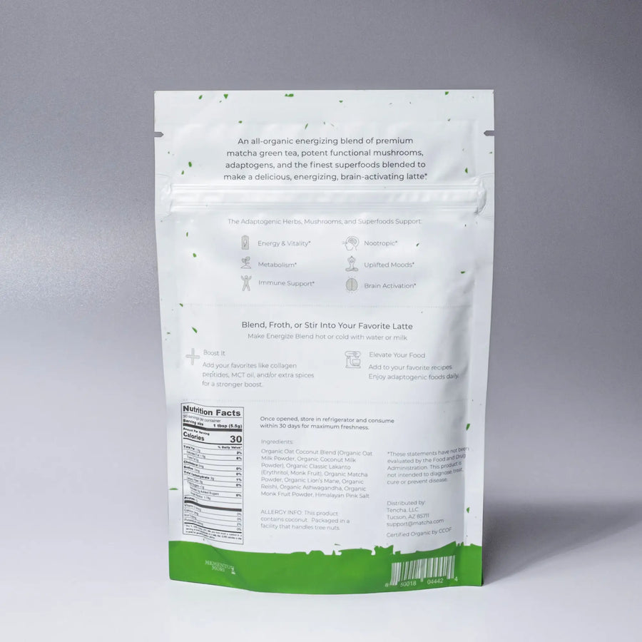 Organic Adaptogen Matcha Latte Powder