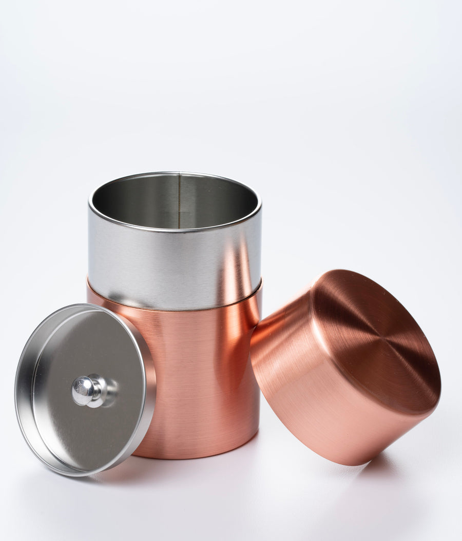 Copper tea caddy sales