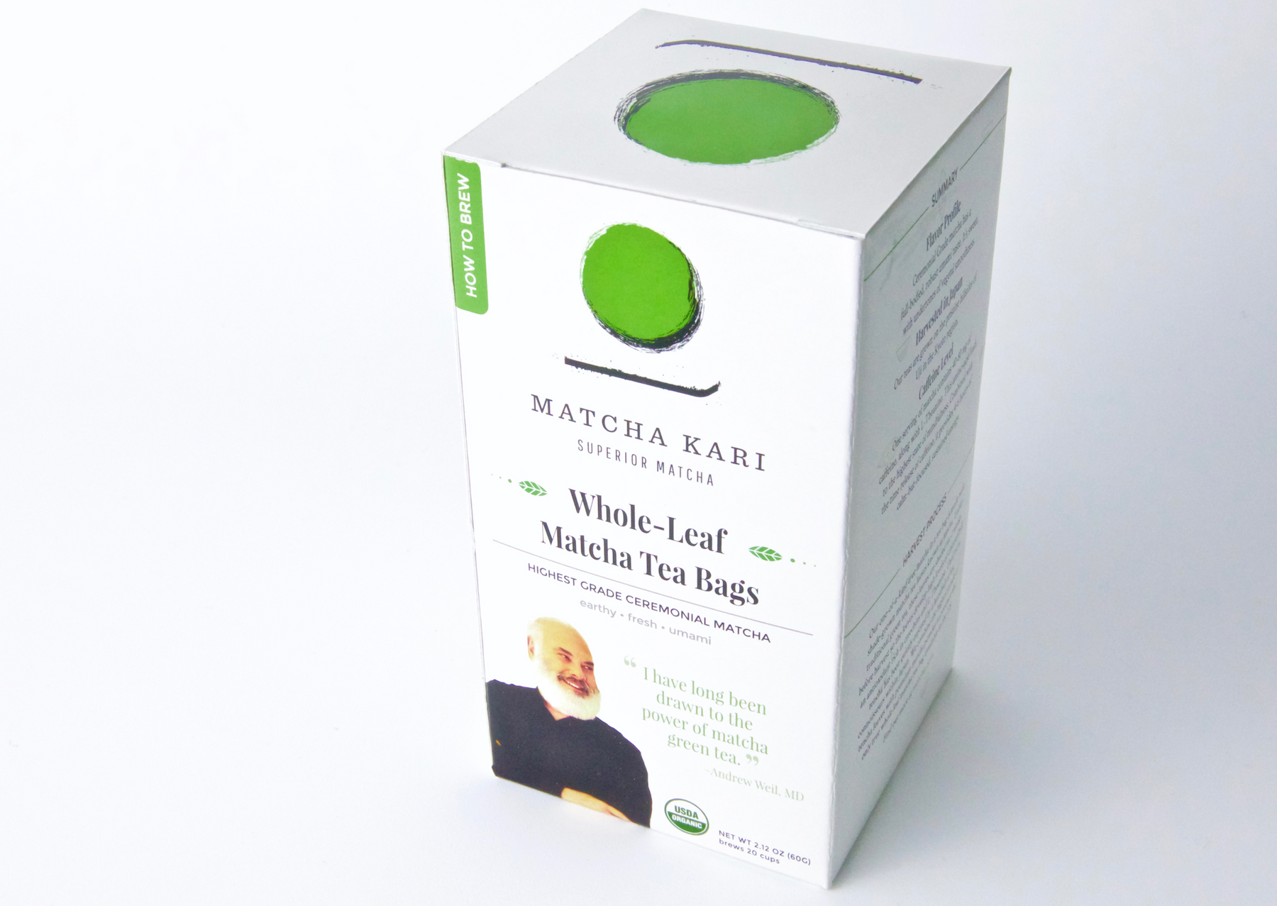 Organic Matcha Tea Bags | Whole Leaf Japanese Matcha