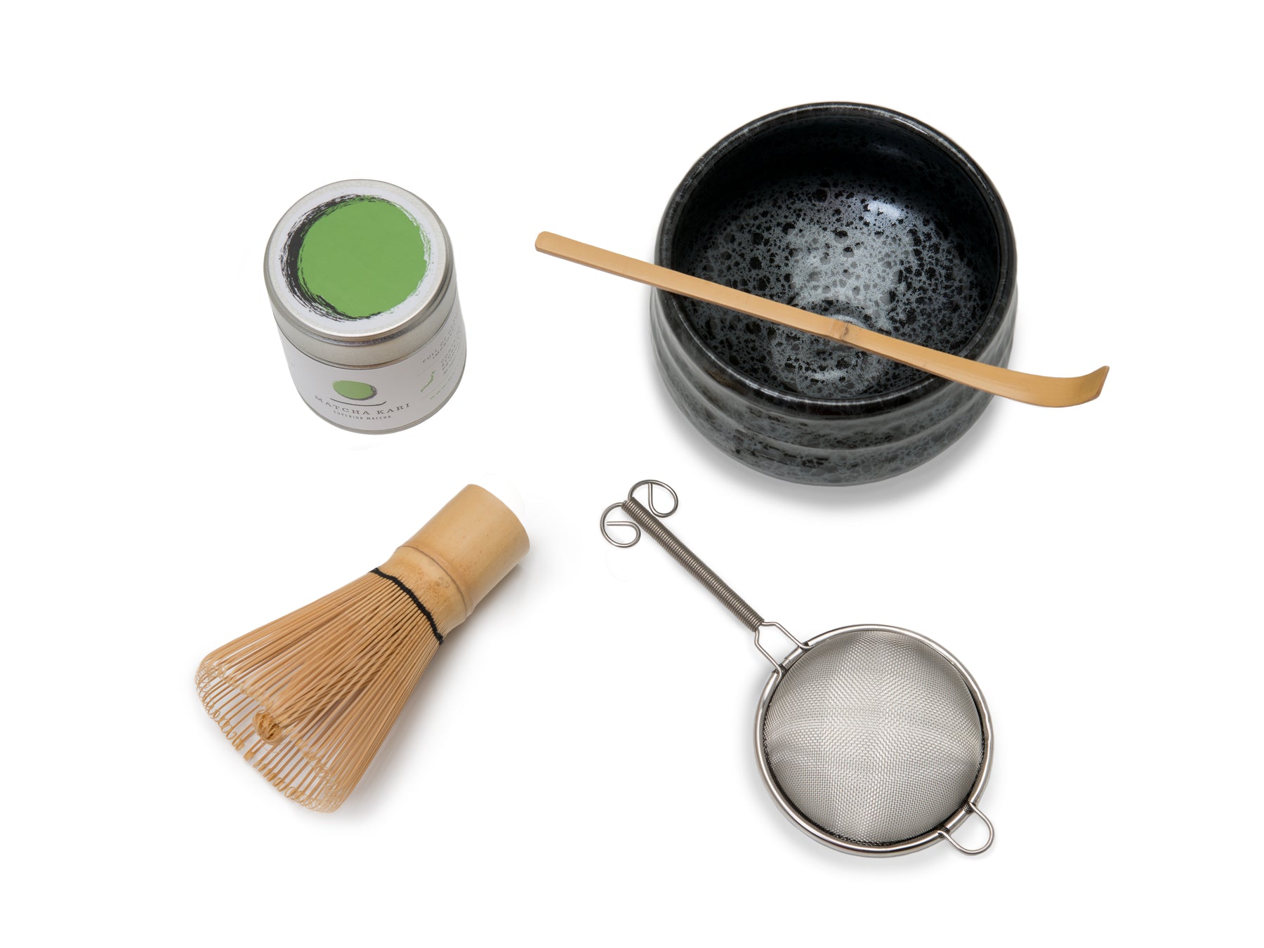  7Pcs Japanese Matcha Tea Set, Matcha Kit with Matcha Bowl (with  Pouring Spout), Matcha Whisk, Whisk Holder，Powder Caddy, Strainer - Elegant Matcha  Set for Gifting and Personal Use, Gift Box Packaging 
