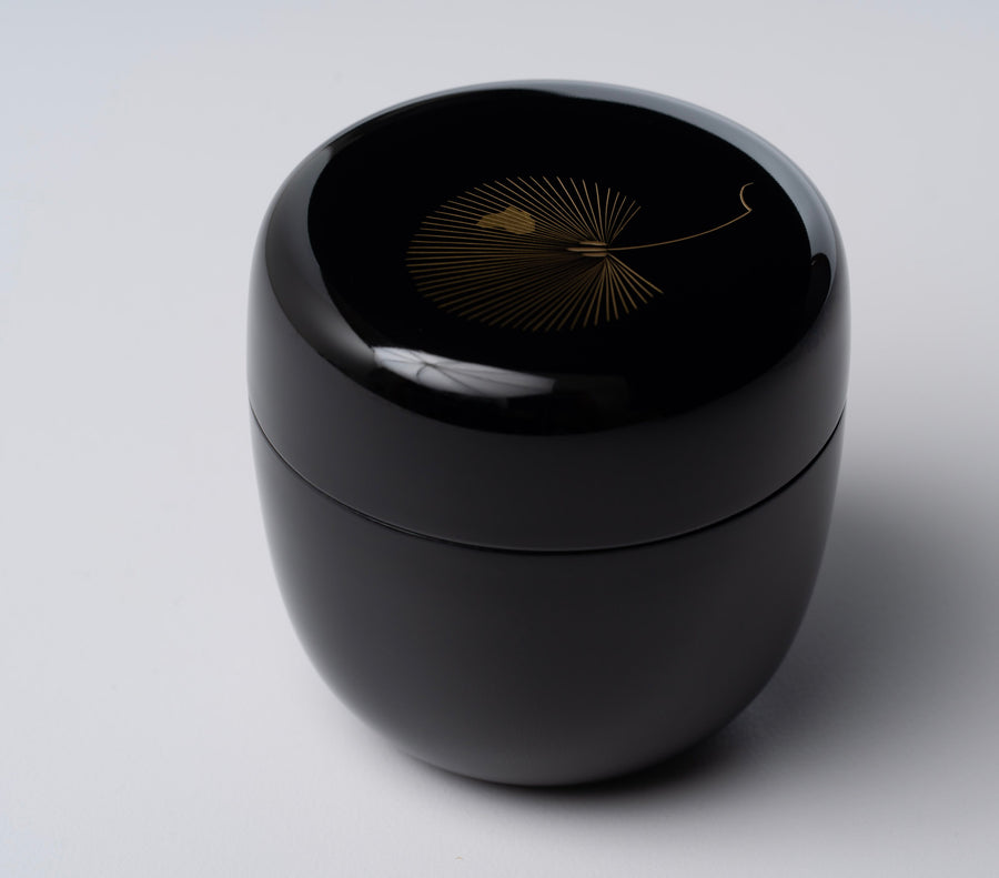 まっちゃ Lacquer Matcha Tea Caddy | Japanese Natsume Container
