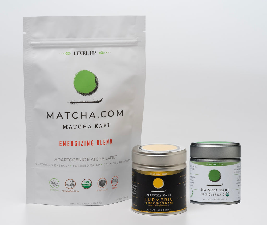 Health-boost Adaptogen Bundles (Latte Blend, Instant Turmeric, Matcha)