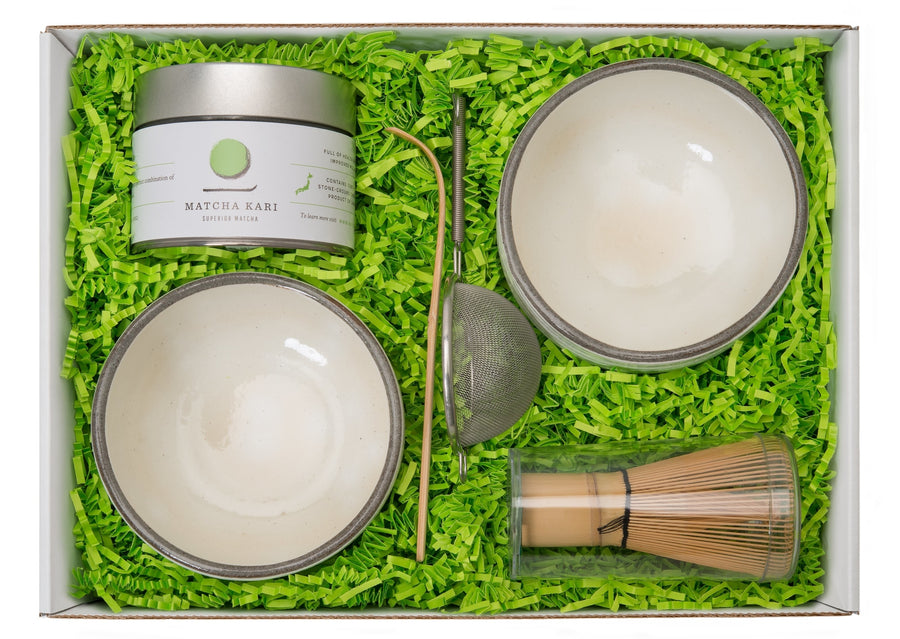Matcha Tea Set for Two | Ceremonial Matcha Starter Kit